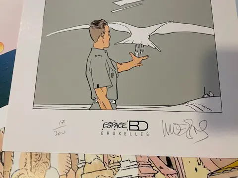 Moebius - 2x Ex-libris + Estampe