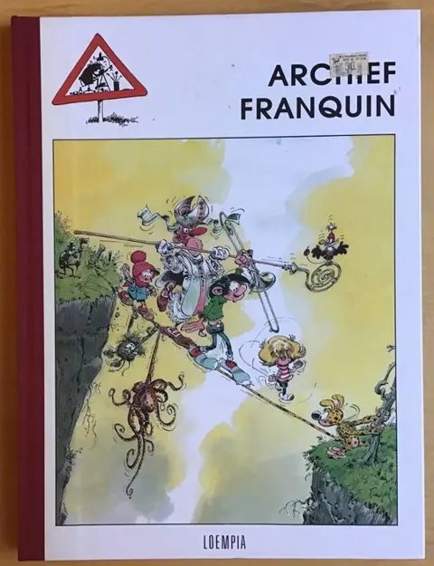 Franquin - 4 albums - Archief Franquin + Guust laadt zijn batterijen op + De Banjers 1 +2 - Eerste druk - (1989/1991)