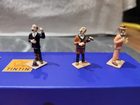Tintin - Figurines Moulinsart 46206 - Double mini série - 10 personnages - (2008)