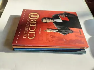 De orde van Cicero 1 t/m 4 - Een wind van vrijheid 1, 2 - Bloedvijanden 1, 2 - Drie complete series - Hardcover - Eerste druk