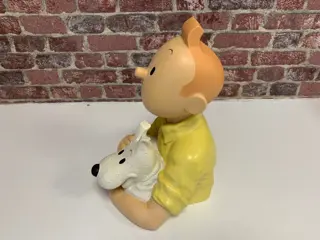Tintin - Statuette Leblon-Delienne - Grand Buste "Tintin Chemise jaune et Milou" - (2000)