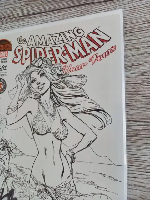 Amazing Spider-Man: Renew Your Vows #5 Sketch EDITION 'Stan Lee Collectibles' - Signed by "Spider-Man" creator Stan Lee!!! With COA and Seal Sticker !! - Eerste druk (2015)