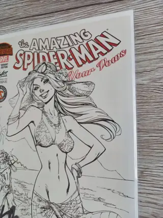 Amazing Spider-Man: Renew Your Vows #5 Sketch EDITION 'Stan Lee Collectibles' - Signed by "Spider-Man" creator Stan Lee!!! With COA and Seal Sticker !! - Eerste druk (2015)