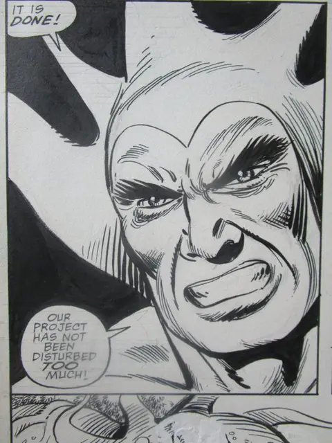 SOLO AVENGERS N° 19 - HAWKEYES DESERT DOOM - Original Artwork - (1988)
