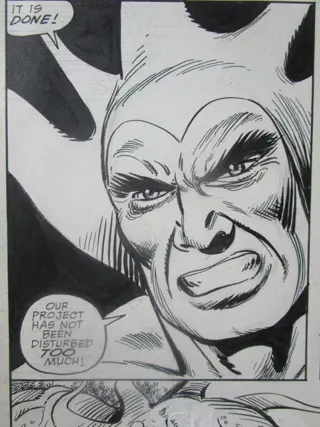 SOLO AVENGERS N° 19 - HAWKEYES DESERT DOOM - Original Artwork - (1988)