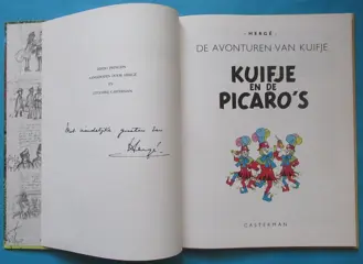 Kuifje 18 + 22 + 23 - 3x Facsimile - De zaak zonnebloem + Vlucht 714 + Kuifje en de Picaro's' - Hardcover - (2007/2008)