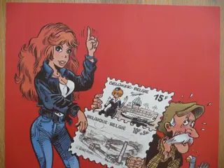 Walthéry, François - Sérigraphie - Philatélie - (2002)