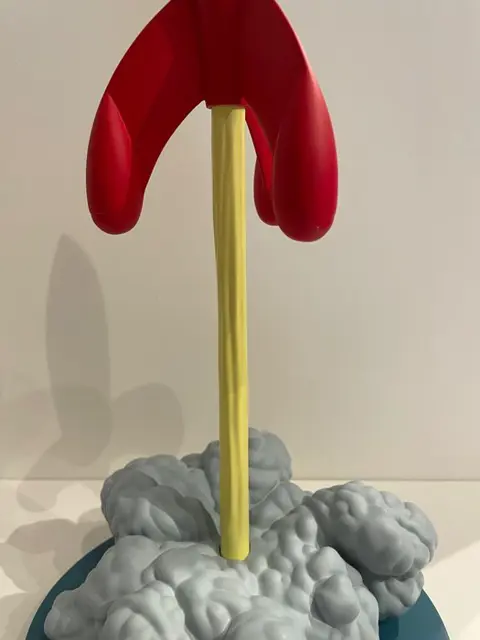 Tintin - Statuette Moulinsart 46405 - La Fusée au décollage - Collection Icônes - (2018)
