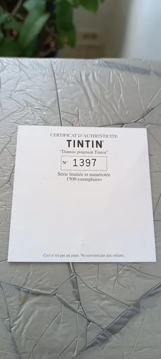 Tintin - Tintin - Figurine Moulinsart 46944 - Tintin et le danois - (2002)