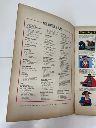 Lucky Luke T11 - Lucky Luke contre Joss Jamon - B - Eerste Belgische editie - (1958)