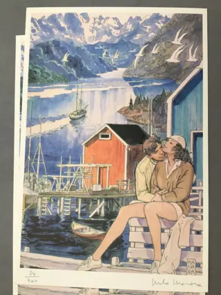 Manara, Milo - 4 Ex-Libris signés
