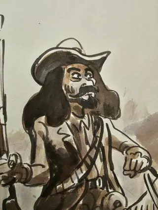 Le Roi des Mapuche T1 + T2 + dessin original couleur dédicacé - 2x C - Eerste druk - (2021)