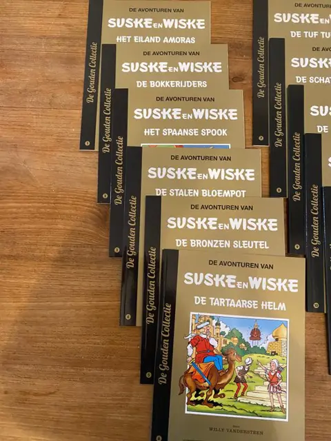 Suske en Wiske - De Gouden Collectie vh AD 15 delen + een extra deel en De Knack box - Softcover - Herdruk - (2010/2014)