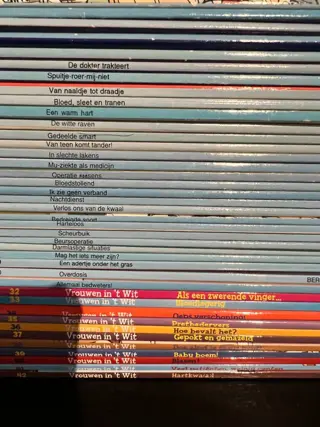 Vrouwen in het wit 1 t/m 42 - Volledige reeks - Softcover - Eerste druk - (1986/2020)