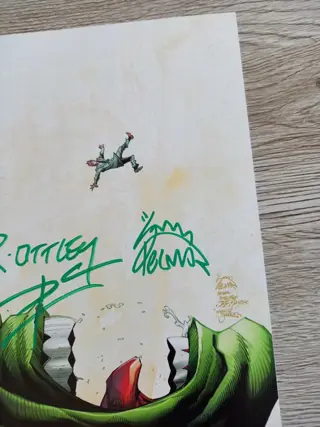 Hulk #1Key Issue : "1st App of Starship Hulk" !! - Signed by Entire Team : Ryan Ottley , Donny Cates and Ryan Stegman !!! With COA !! - Eerste druk - (2021/2022)