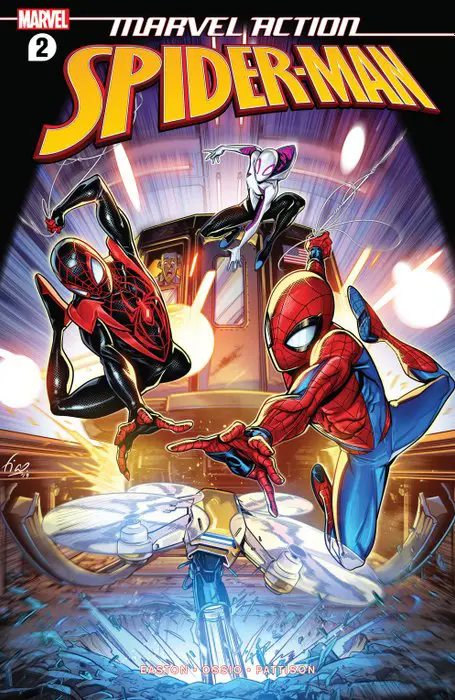 Marvel Action Spider-Man #2 - Original digital art - Page 16 - with SPIDERGWEN- Size: 28 x 43 cm. - (2020)