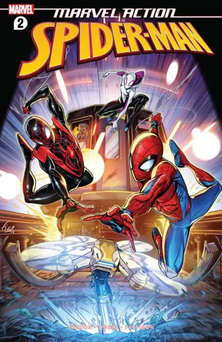 Marvel Action Spider-Man #2 - Original digital art - Page 16 - with SPIDERGWEN- Size: 28 x 43 cm. - (2020)
