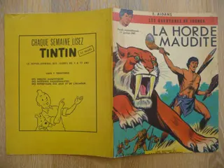 Collection Histoire du Journal de Tintin T1 + T2 + T4 + T5 - 4x B - Eerste druk - (1964/1966)