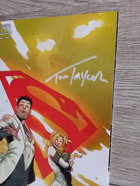 Dark Knights of Steel #4 "Bengal 1:25 RATIO Variant" - Signed by creator Tom Taylor ! With COA ! Limited few copies signed - Softcover