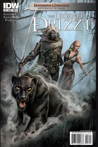 Dungeons & Dragons: Drizzt #3 - Original splash page 19 by Agustín Padilla written by RON SALVATORE - Uniek exemplaar - (2014)