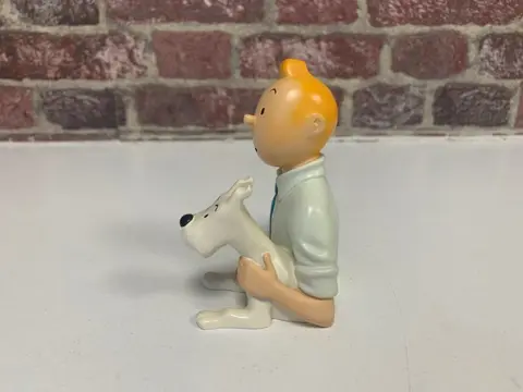 Tintin - Statuette Pixi / Patrick Regout 30006 - Tintin chemise bleue - Le lotus bleu - (1992)