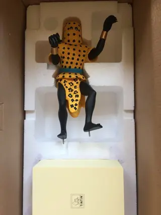 Tintin - Statuette Moulinsart 46004 - L'Homme Leopard - Collection le musée imaginaire de Tintin - (2018)