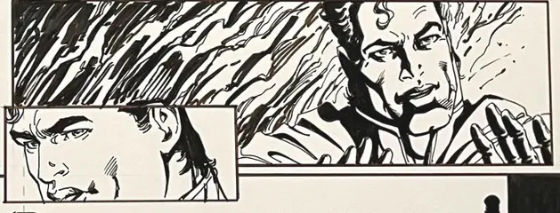 Superman & Wonder Woman #1 page 8 - Original page by Bart Sears - The New 52 - Futures End - Uniek exemplaar - (2014)
