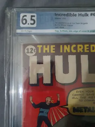 Hulk #6 - PGX 6.5 - 1st appearance of the Teen Brigade (1963)
