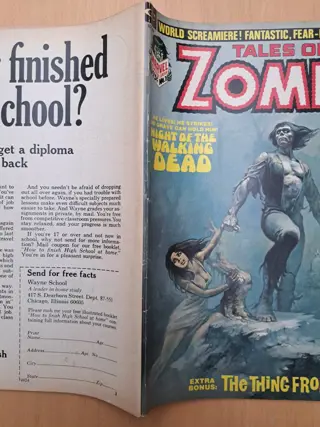 Rare Buscema art from horror Magazines - Tales of the Zombie #1!, Dracula Lives! - Geniet - Eerste druk - (1973/1974)