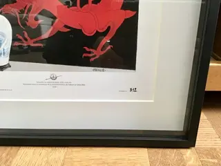 Tintin - Lithographie Moulinsart - Le Lotus Bleu- Couverture 1936. - (2001)