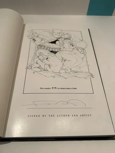 Batman - The Dark Knight Returns FRANK MILLER SIGNED LTD EDITION #414/4000 - Hardcover - (1986)