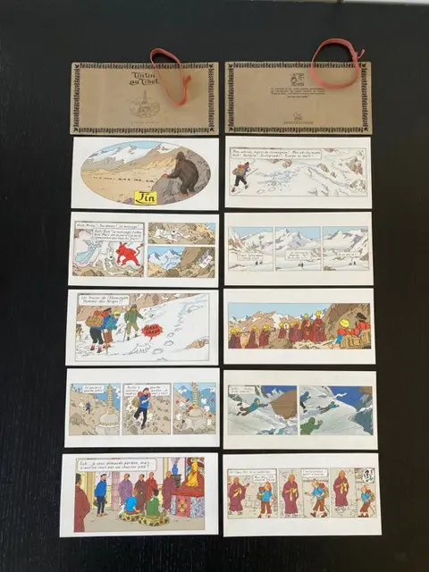 Tintin - "Au Tibet avec Tintin" - Exposition 1994 - Cartes, livre, flyers... - (1994/1995)