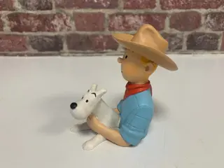 Tintin - Statuette Pixi / Patrick Regout 30008 - Tintin cow-boy et Milou - (1993)