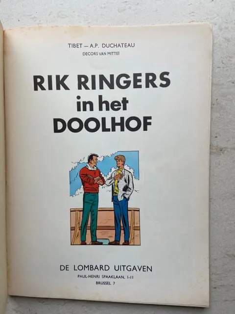 Rik Ringers Lombard Collectie 77 - Rik Ringers in een Doolhof - Softcover - Eerste druk - (1965)