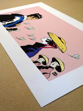 Pratt, Hugo - Estampe pigmentaire Collin - Corto Maltese - Les Femmes - Certificat numéroté - (2020)