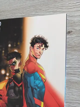 Superman & Robin Special #1 "Jimenez Cover " - Signed by creator Peter Tomasi!! With COA !! (2022)