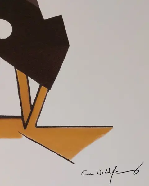 Wildfang, Emma - LARGE FORMAT - Limited Edition 1/5 - Daffy Duck "Tribute series - Wassily Kandinsky" - (2023)
