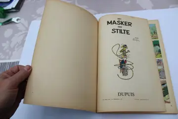 Robbedoes en Kwabbernoot 9 en 10 - Het masker der stilte - Het schuilhol van het zeemonster - Softcover - Eerste druk - (1956/1958)