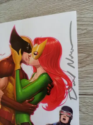X-Men #11 "J. Scott Campbell Amazing Spider-Man#606 cover Homage " Secret Virgin Cover !! - Signed by Artist David Nakayama !!! With COA !! - Eerste druk (2020)