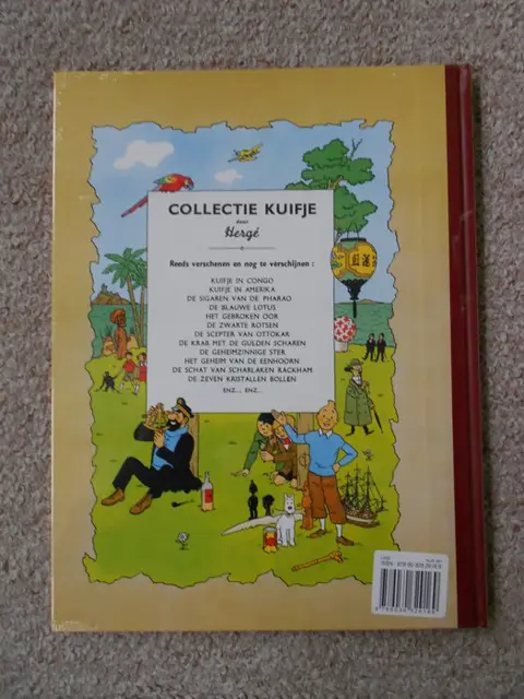 Kuifje 11 + 12 + 13 + 15 - Het Geheim van de Eenhoorn + - De Schat van Scharlaken Rackham + De 7 Kristallen Bollen + Het Zwarte Goud - 4x facsimile - Hardcover - (2002/2010)
