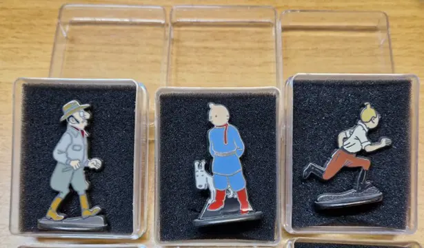 Tintin - Ensemble de 10 figurines en métal Corner - (1994)