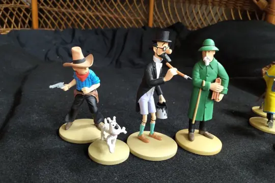 Tintin - Ensemble de 11 figurines Moulinsart - La collection officielle - (années 2000)