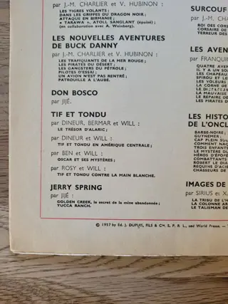 La Patrouille des Castors T1 - Le Mystère de Grosbois - B - Eerste druk - (1957)