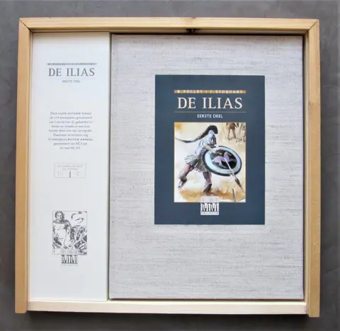 De Ilias 1 - hc in linnen - kleine voorplaat op 99 ex met Romeins genummerde en gesign. ex libris in houten doos - Hardcover - Eerste druk - (2003)