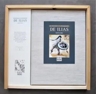 De Ilias 1 - hc in linnen - kleine voorplaat op 99 ex met Romeins genummerde en gesign. ex libris in houten doos - Hardcover - Eerste druk - (2003)