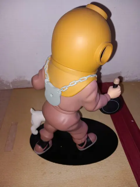 Tintin - Statuette Moulinsart 45972 - Collection Nostalgie - Tintin scaphandrier (33cm) - (2007)