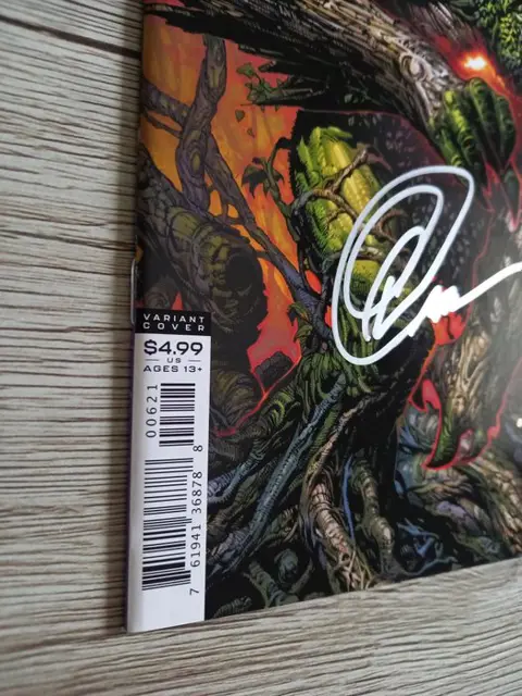 Dark Nights: Death Metal #6 SOLD OUT !"Finch Cover" - Signed by David Finch (cover artist) ,Greg Capullo (artist) and Scott Snyder (writer) !! With COA !! - Eerste druk
