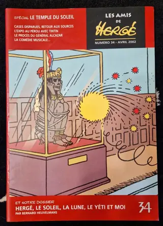 Tintin - 4x Les amis de Hergé - Numéros 32 , 33 , 34 ,35