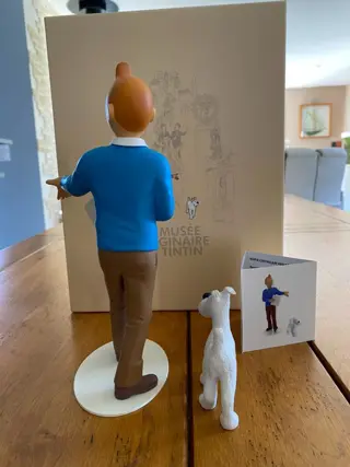 Tintin - Statuette Moulinsart 46007 - Tintin et Milou - Le musée imaginaire - (2016)