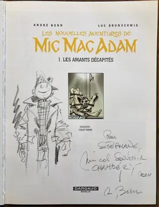 Les Nouvelles aventures de Mic Mac Adam T1 + T2 + dédicace - 2x C - EO/Ré - (2002)